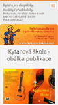 Mobile Screenshot of kytarovaskola.net