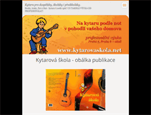 Tablet Screenshot of kytarovaskola.net